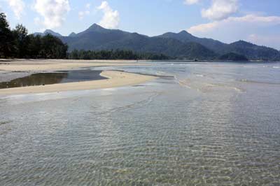 Koh Chang's Klong Prao looking South in August - Yes this is the Monsoon Season