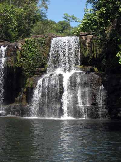 Klong Plu Waterfall, Koh Chang, in full flow