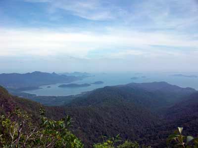 Stunning views from the top of Koh Chang