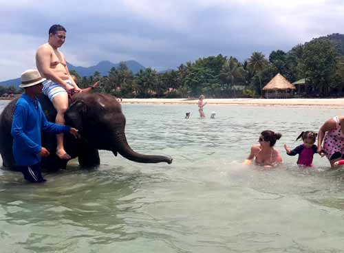 Swim in the ocean at Kai Bae