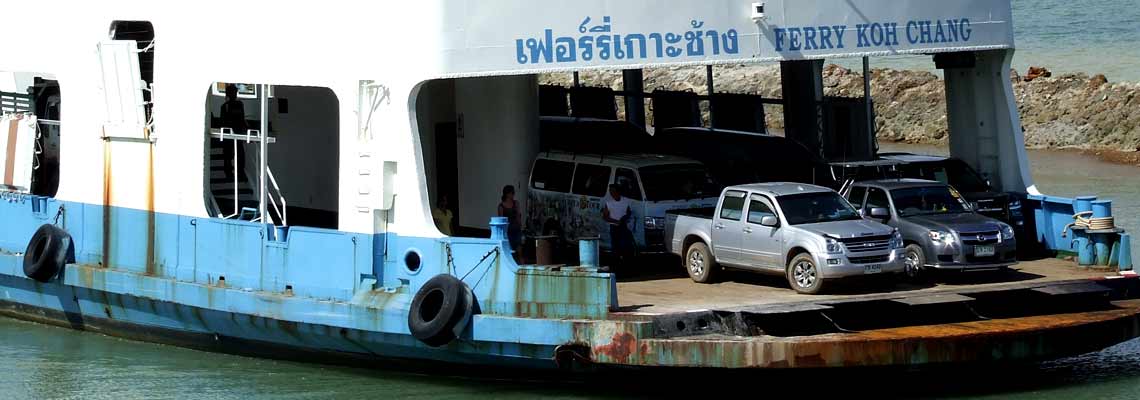 Car Ferry Boat to Koh Chang